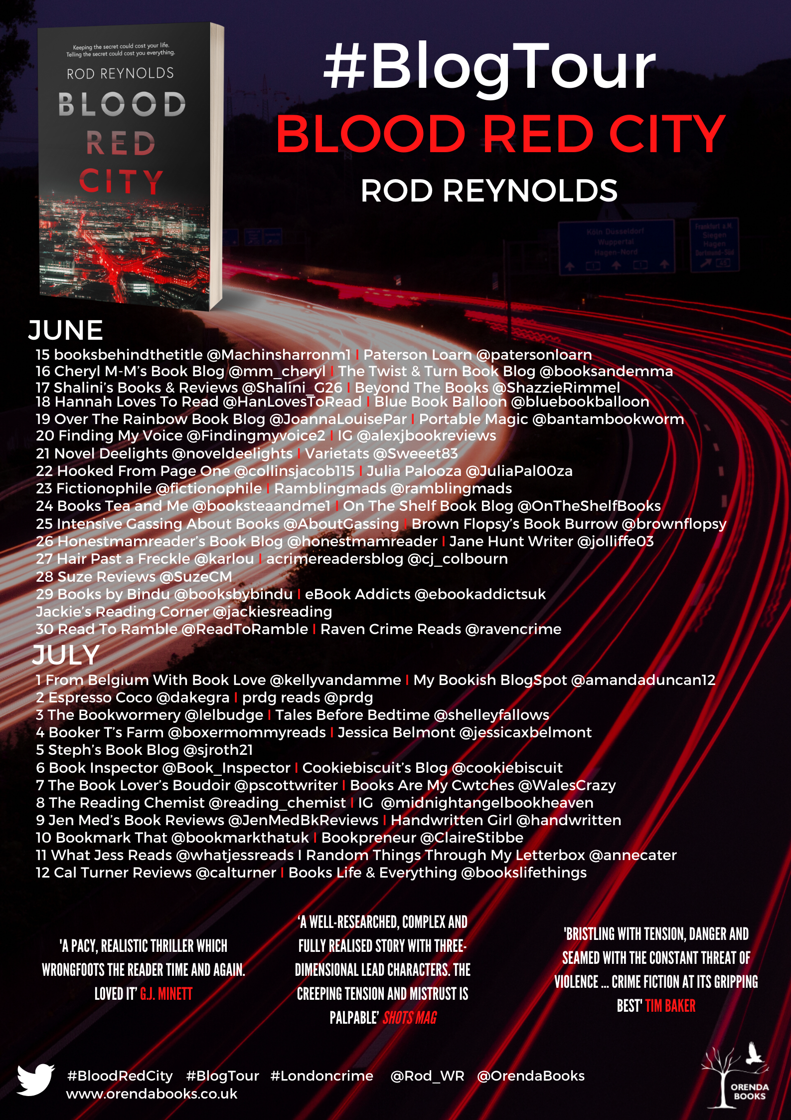 Blood Red City BT Poster